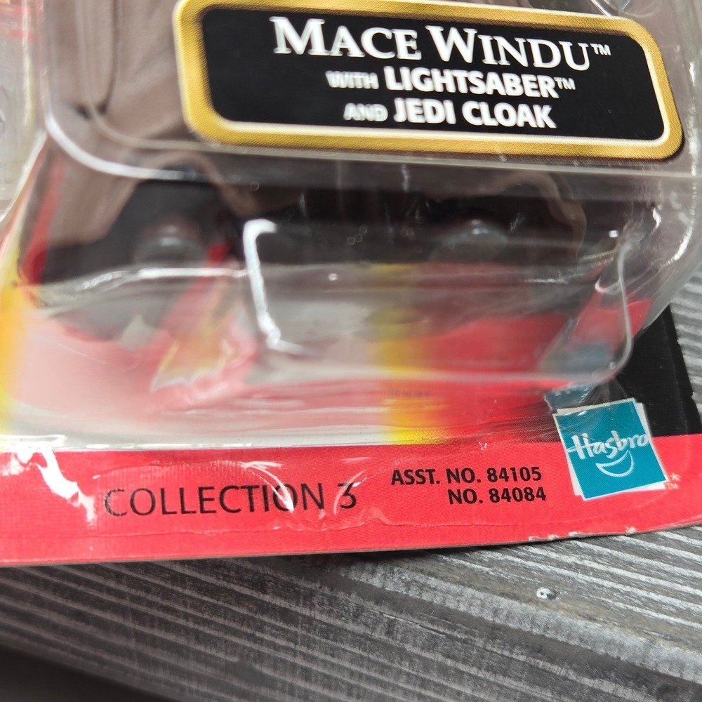 1998- Star Wars MACE WINDU JEDI Action Figure Hasbro Episode I w/ Commtech Chip - Picture 5 of 6